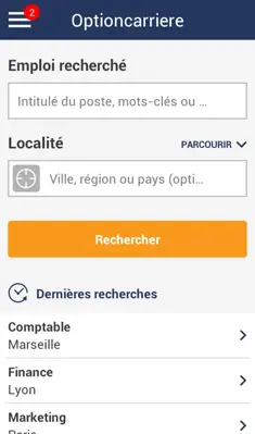 Optioncarriere android App screenshot 5